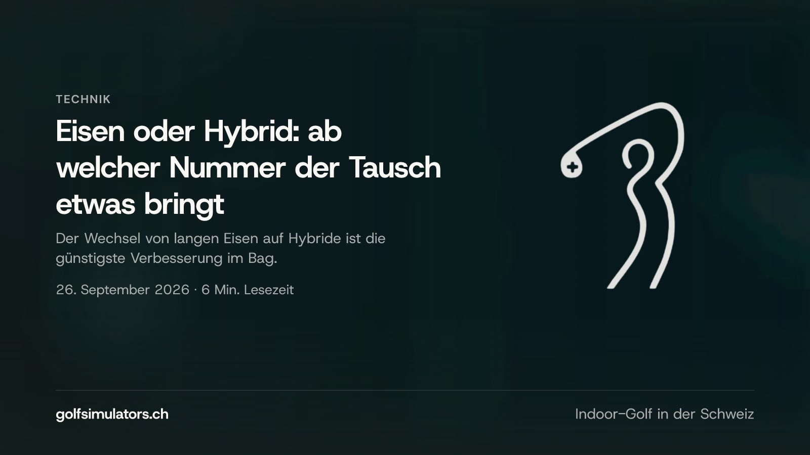 Eisen oder Hybrid: ab welcher Nummer der Tausch etwas bringt — Beitragsbild