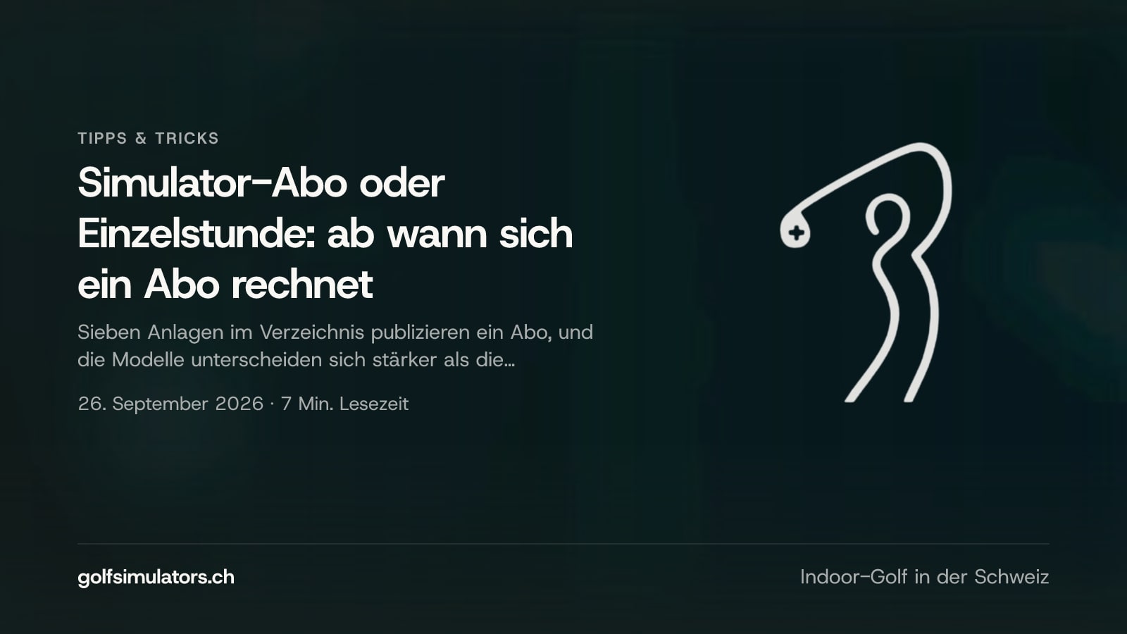 Simulator-Abo oder Einzelstunde: ab wann sich ein Abo rechnet — Beitragsbild