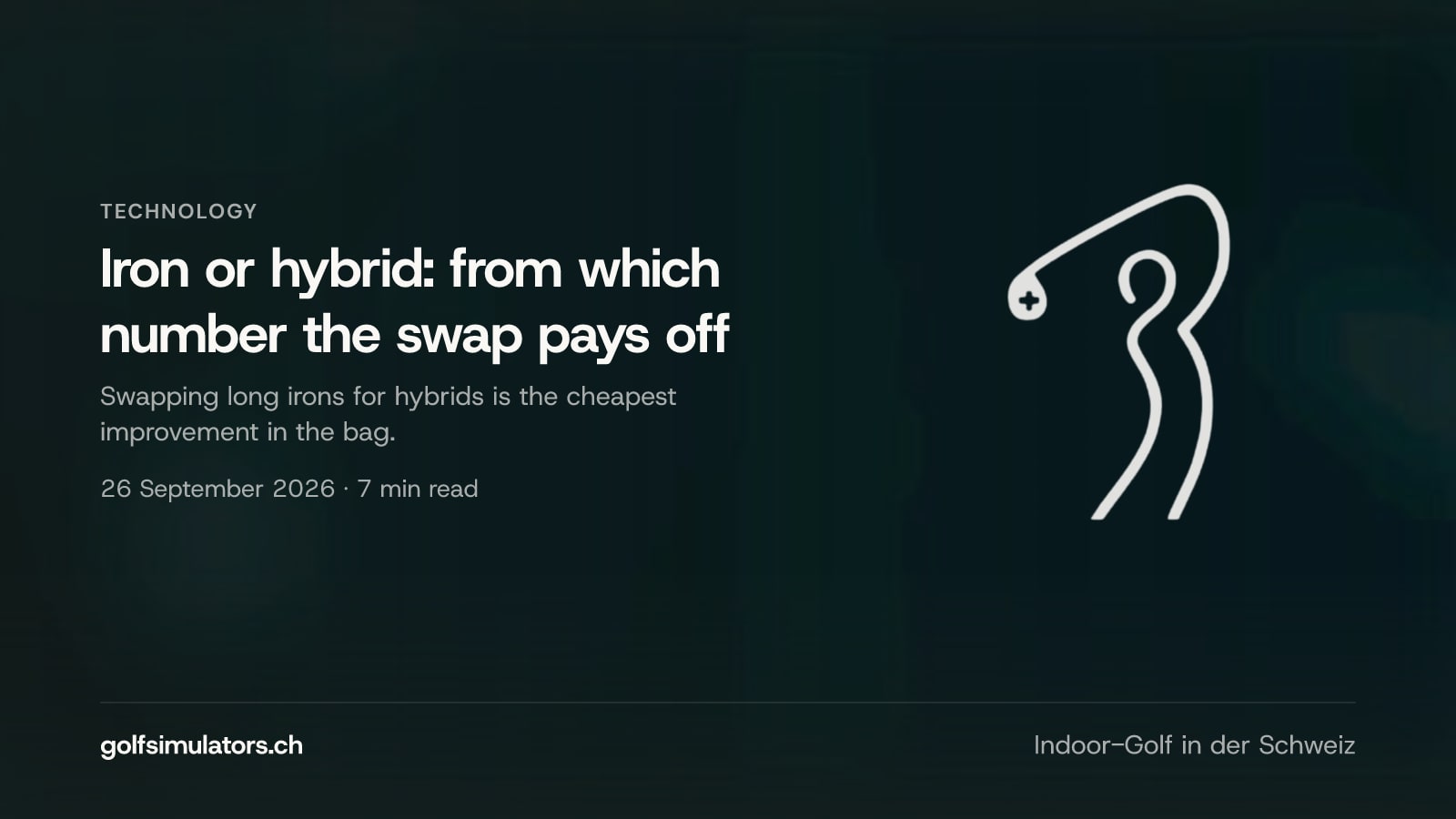 Iron or hybrid: from which number the swap pays off — post image