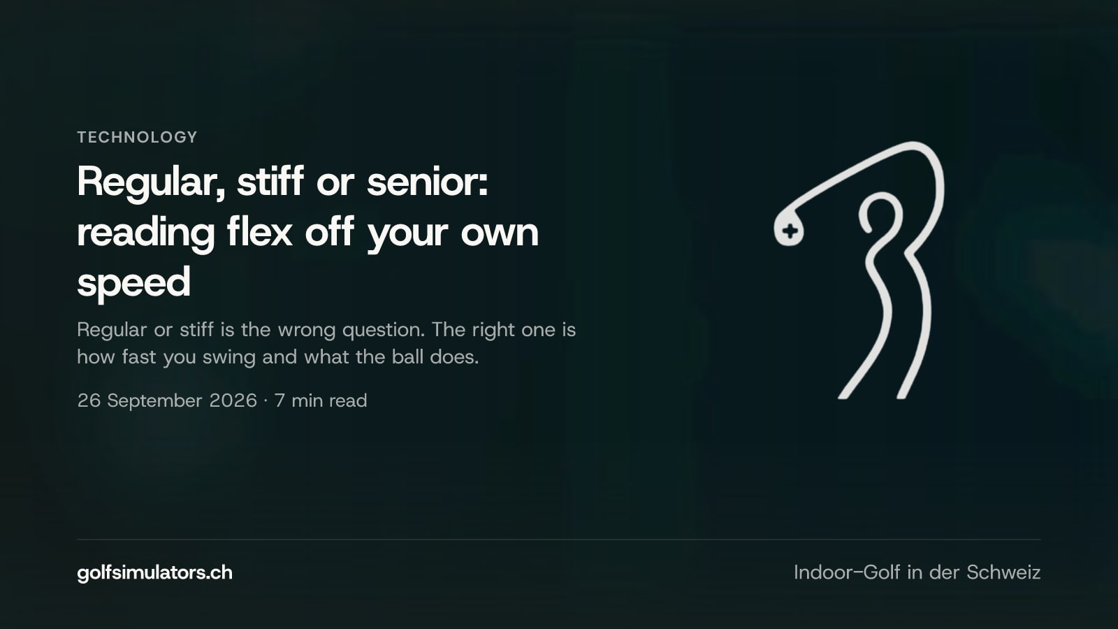 Regular, stiff or senior: reading flex off your own speed — post image