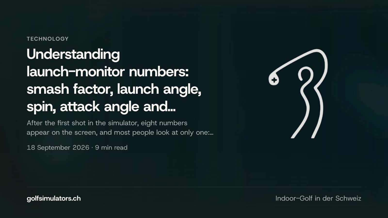 Understanding launch-monitor numbers: smash factor, launch angle, spin, attack angle and what is normal — post image